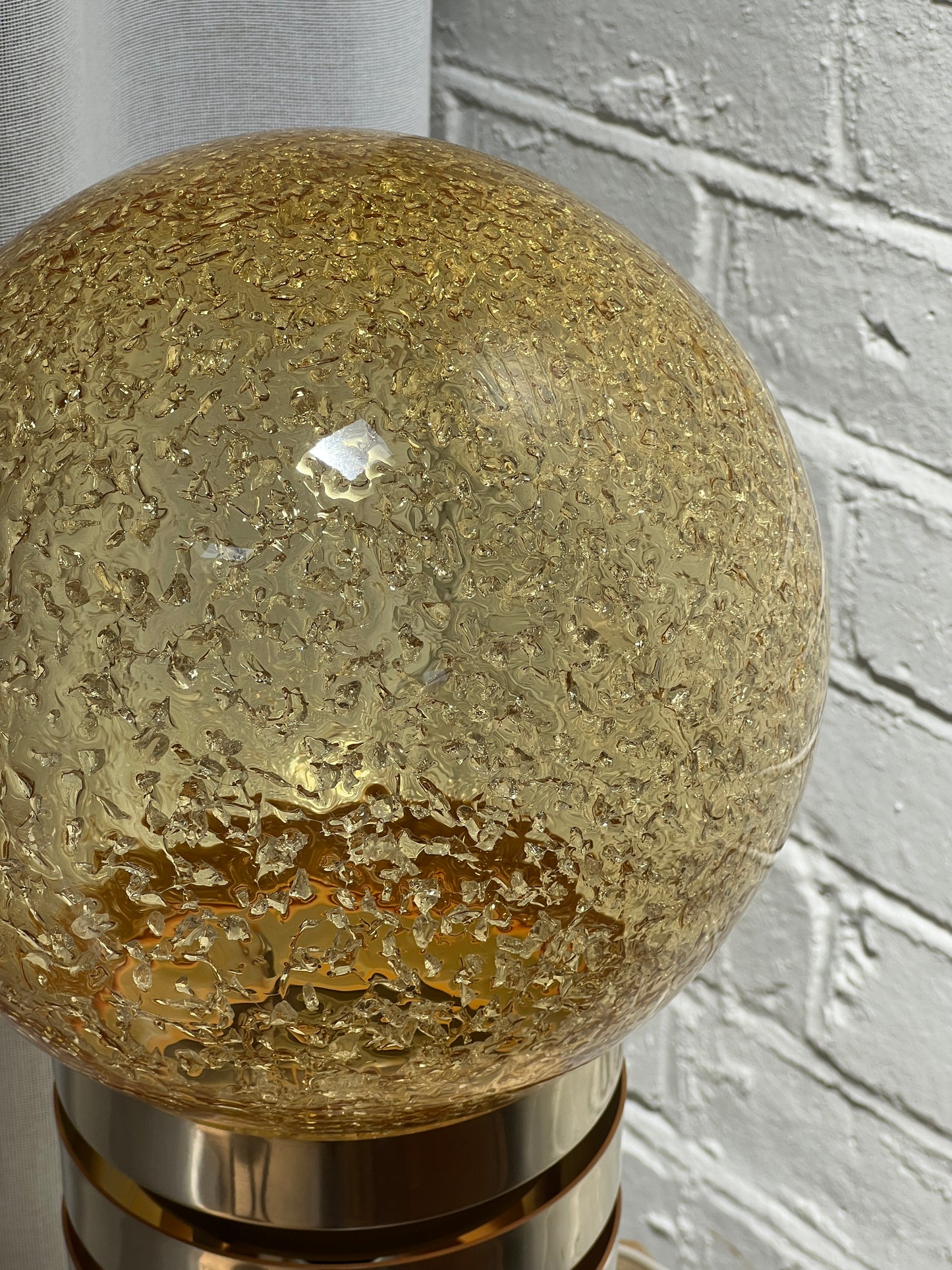 70S SWEDISH GLOBE TABLE LAMP