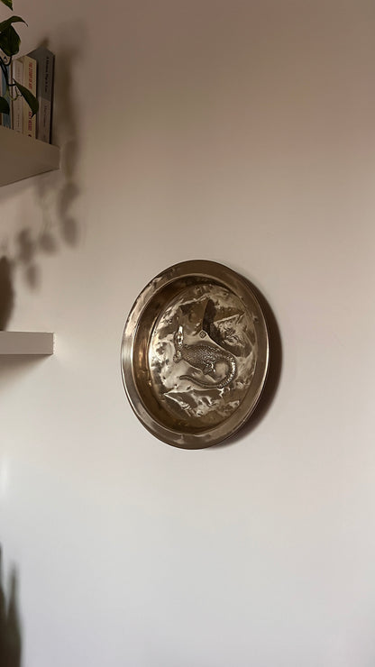 LIZARD BRASS WALL BOWL