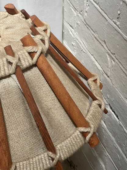 FRENCH 70S WOVEN CEILING PENDANT