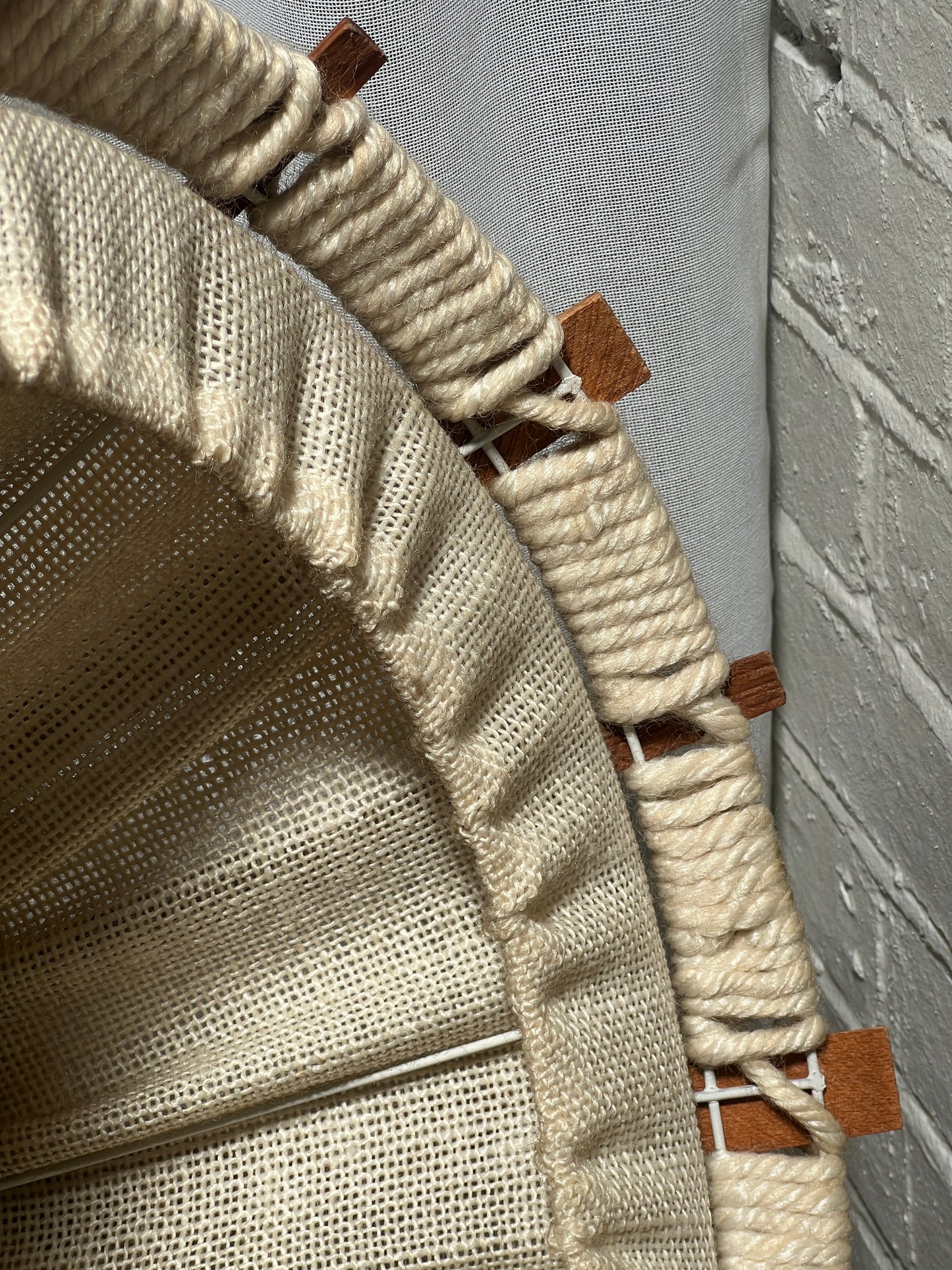 FRENCH 70S WOVEN CEILING PENDANT