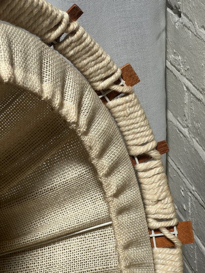 FRENCH 70S WOVEN CEILING PENDANT