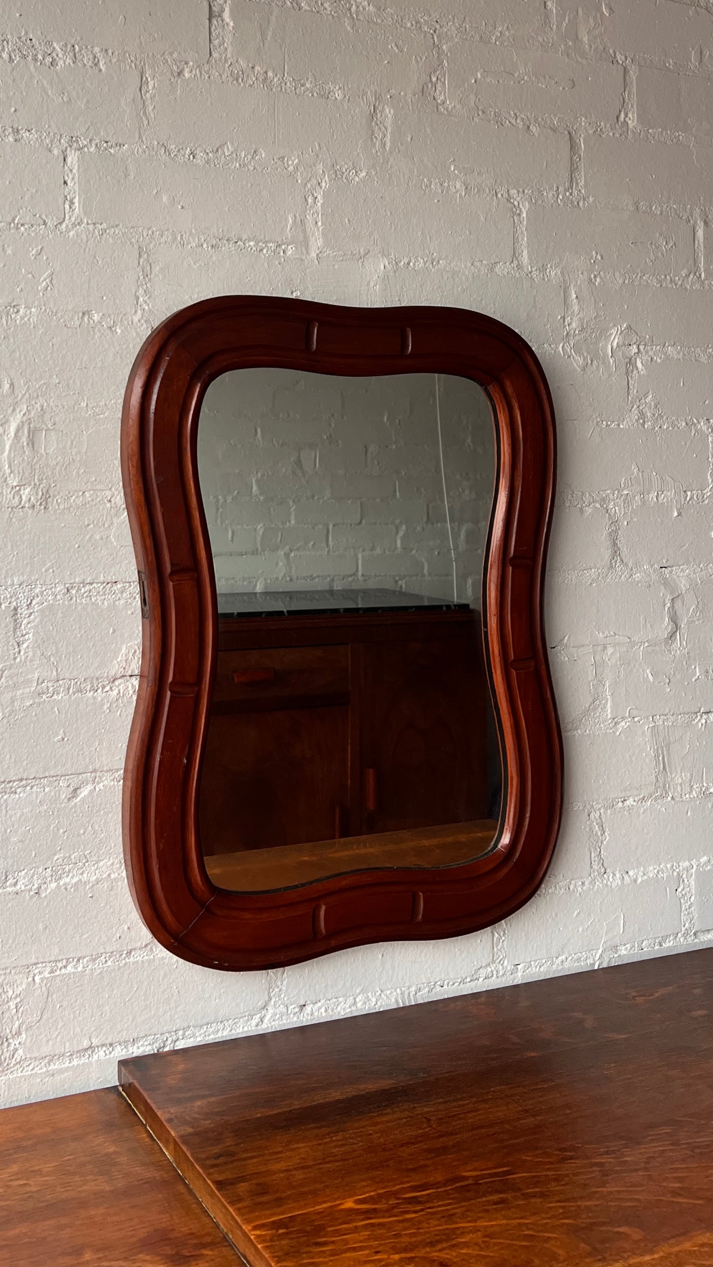 FRENCH CURVED MIRROR