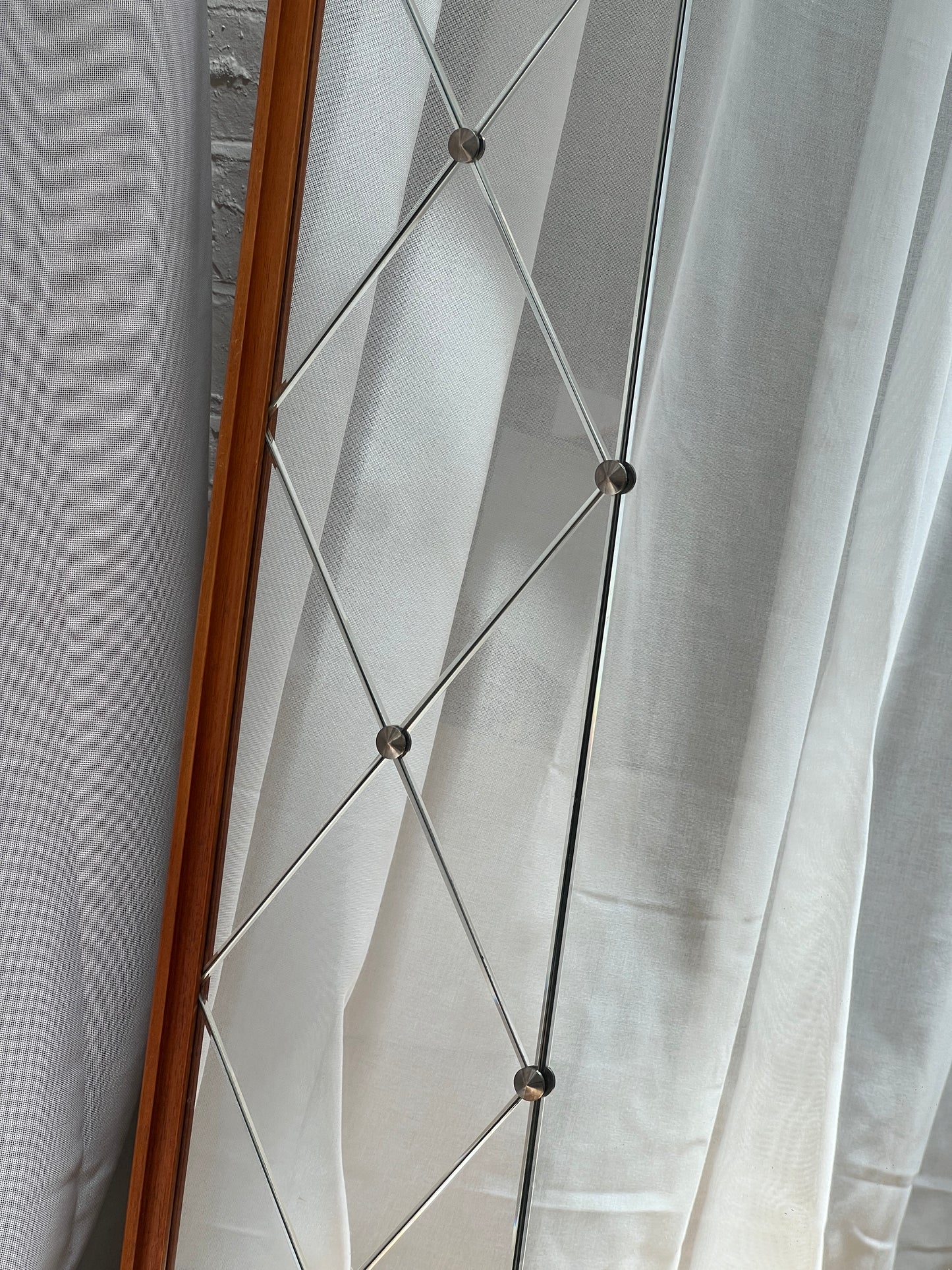 LARGE SWEDISH SECTIONAL MIRROR