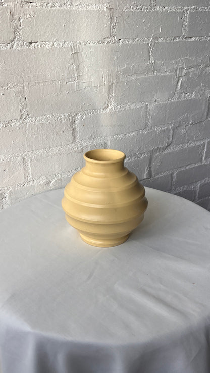 ART DECO MOONSTONE VASE