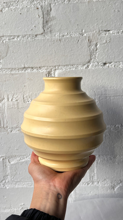 ART DECO MOONSTONE VASE