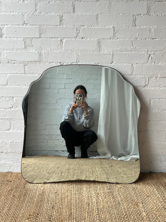 LARGE ART DECO MIRROR