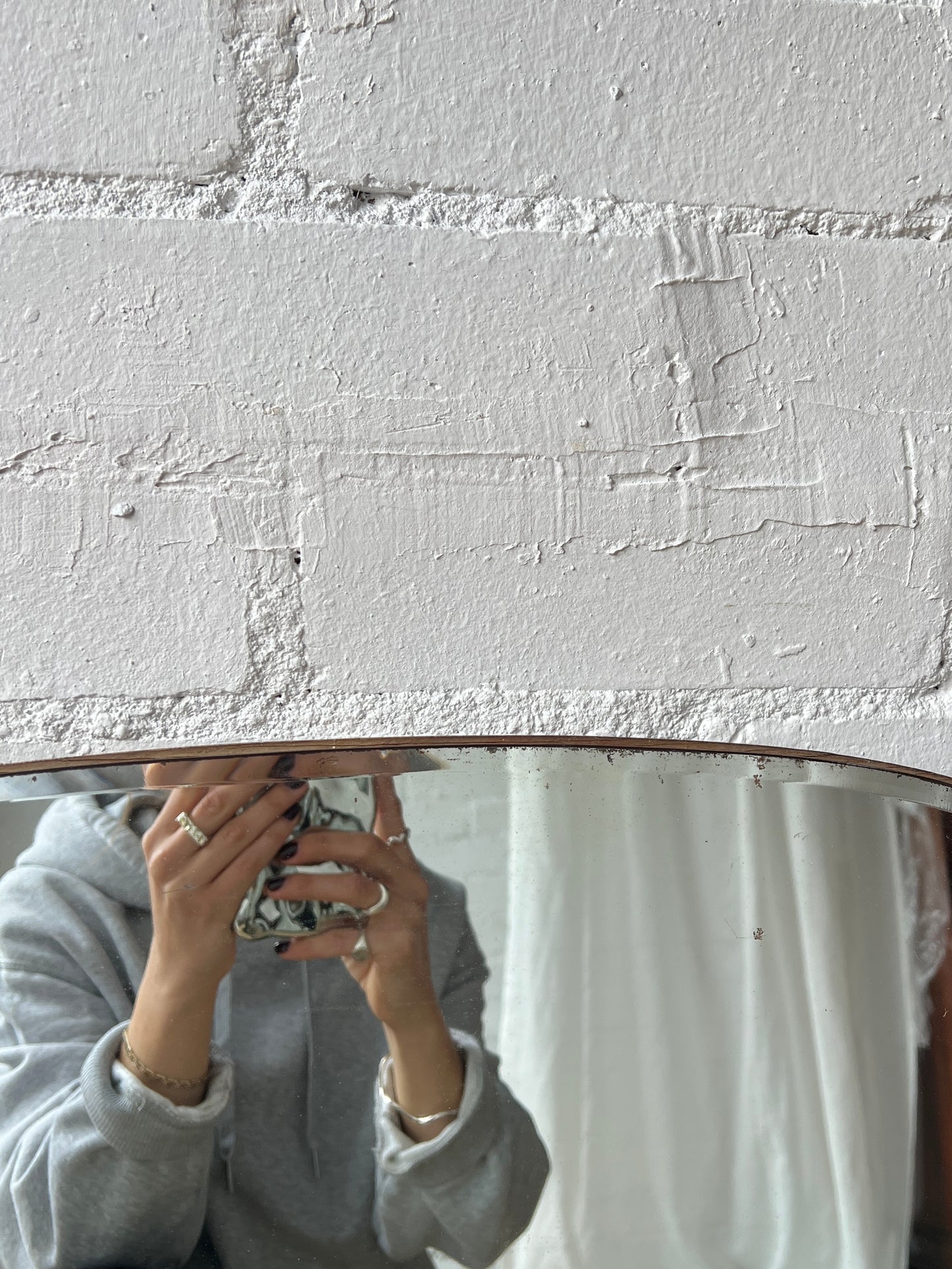 LARGE ART DECO MIRROR