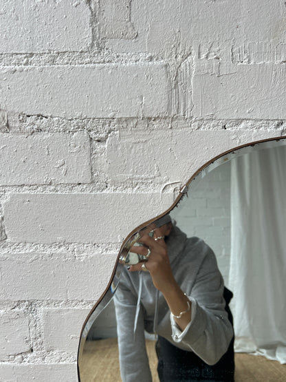 LARGE ART DECO MIRROR