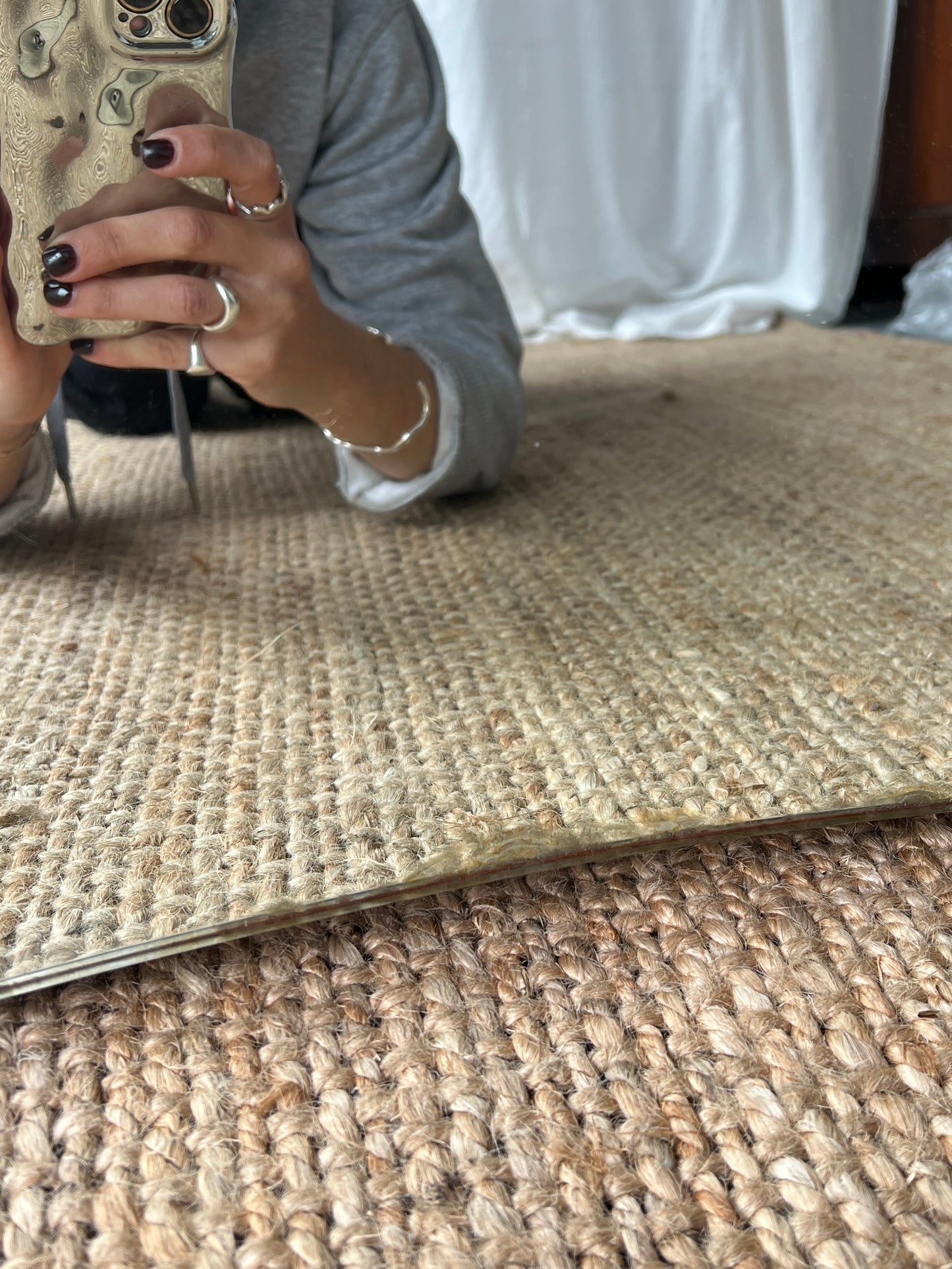 LARGE ART DECO MIRROR