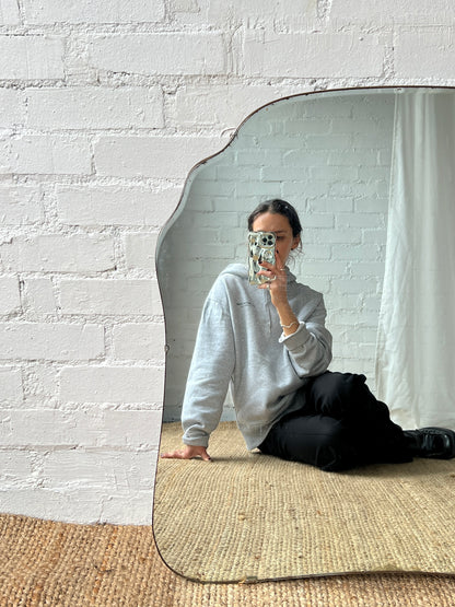 LARGE ART DECO MIRROR