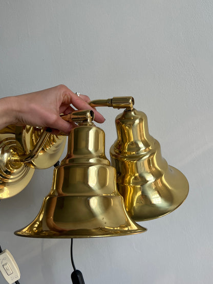 PAIR OF SWEDISH WALL LIGHTS