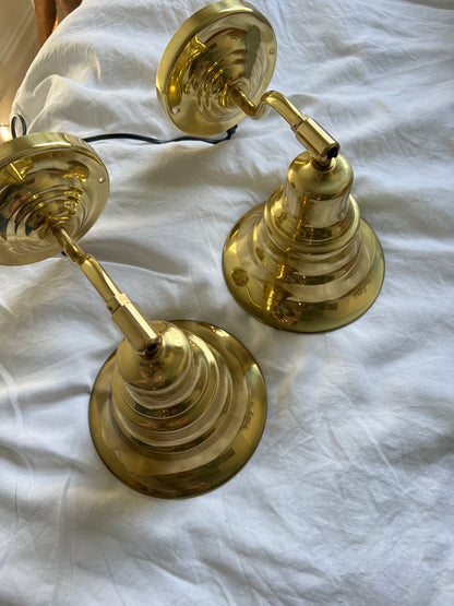 PAIR OF SWEDISH WALL LIGHTS