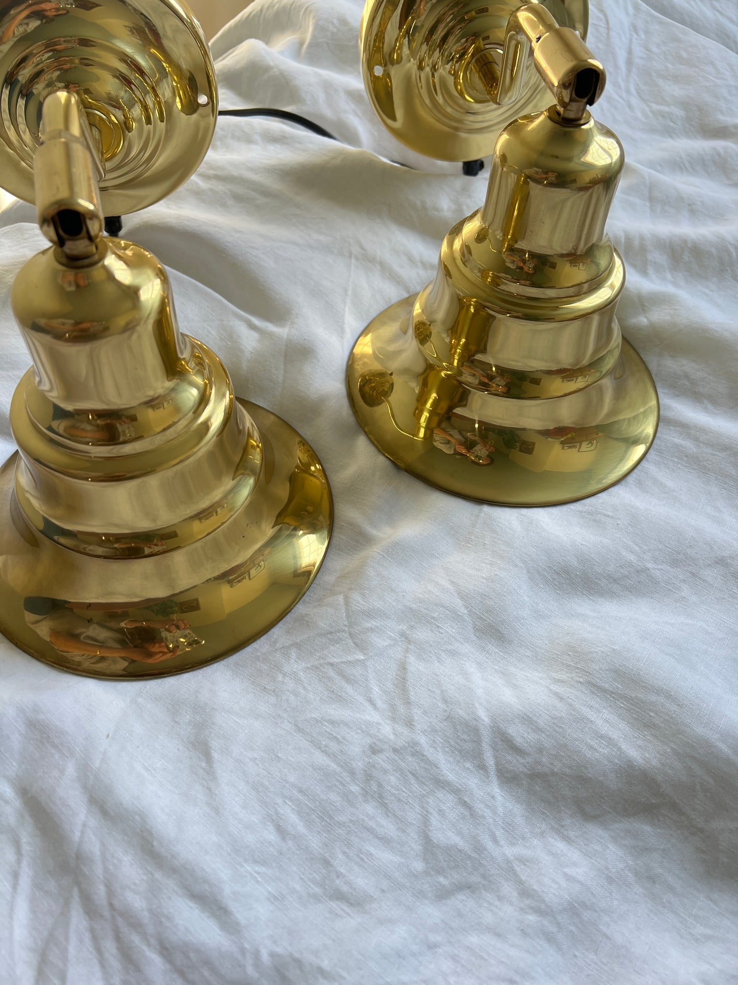 PAIR OF SWEDISH WALL LIGHTS