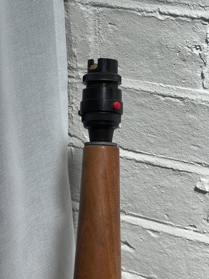 TURNED WOODEN TABLE LAMP