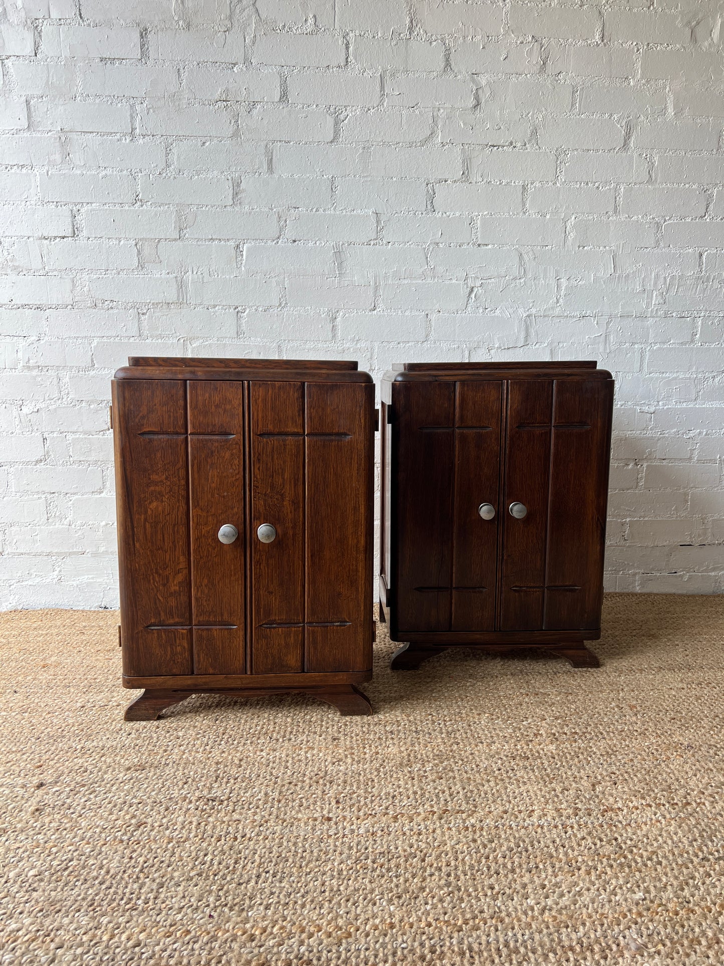 FRENCH ART DECO BEDSIDE TABLES