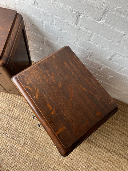 FRENCH ART DECO BEDSIDE TABLES