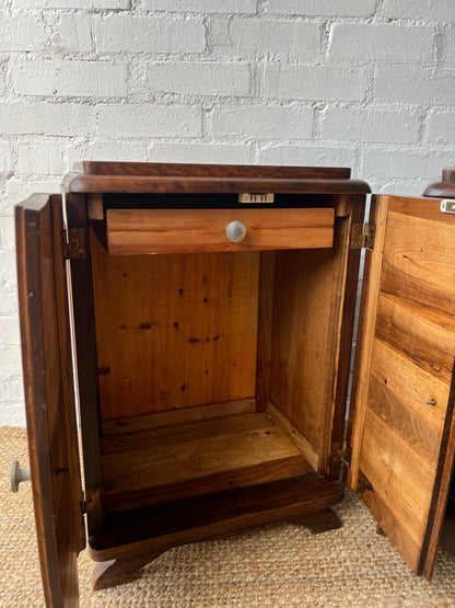 FRENCH ART DECO BEDSIDE TABLES