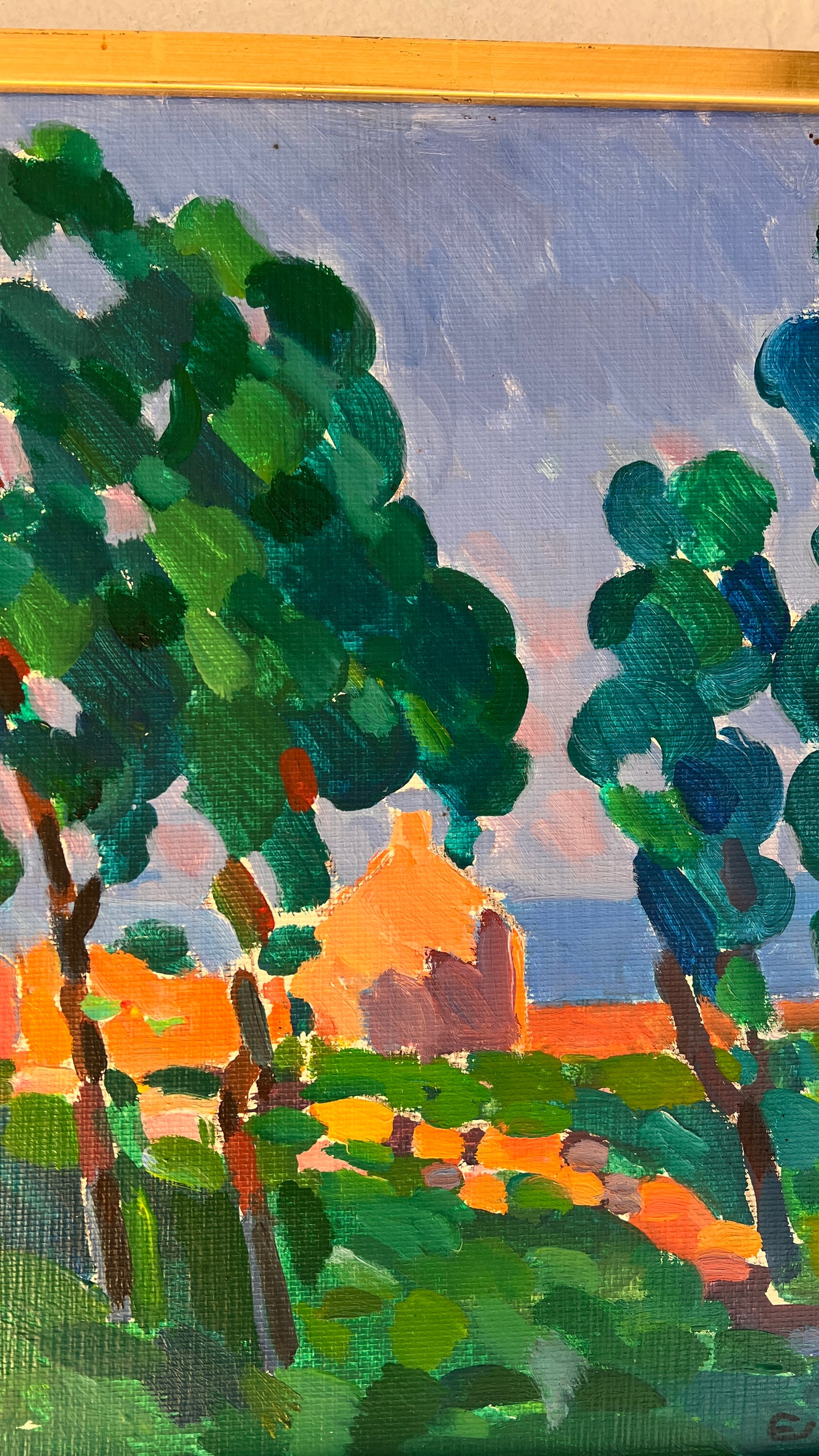 SMALL TREES PAINTING