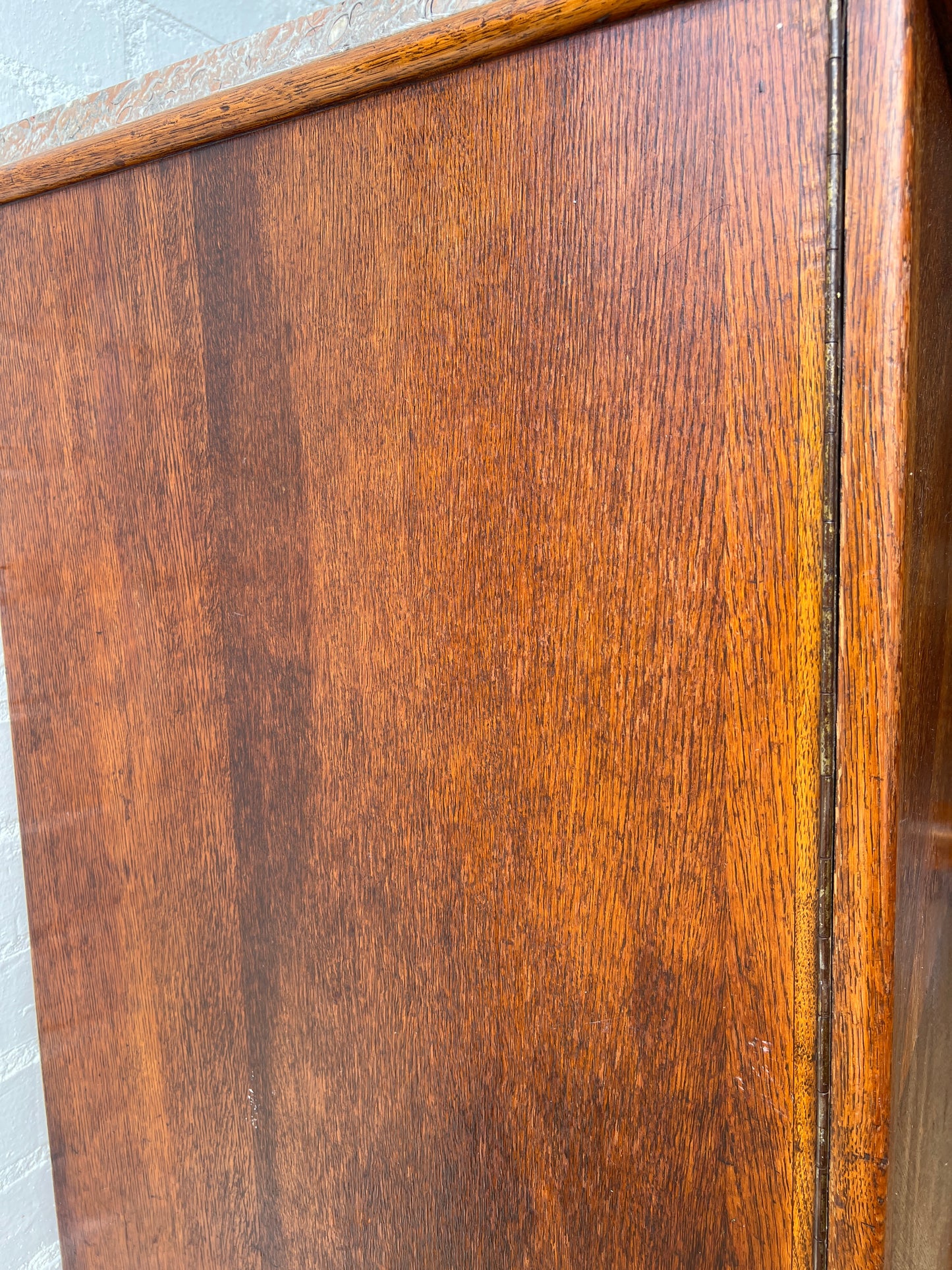 LARGE ART DECO MARBLE SIDEBOARD