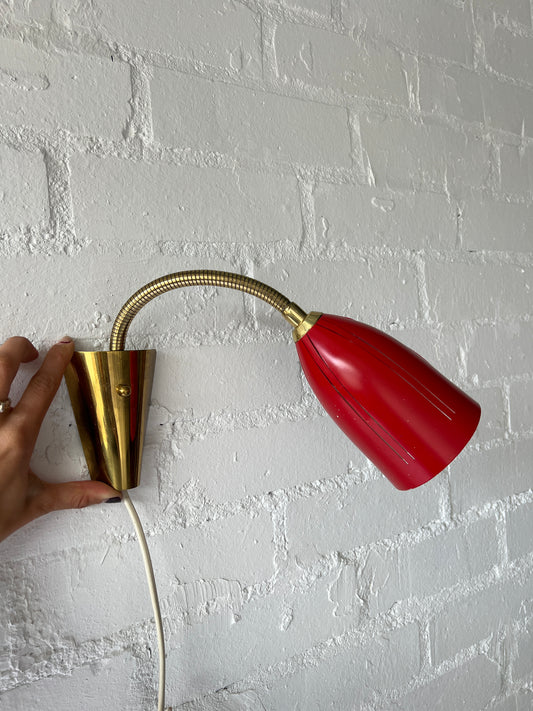 SWEDISH RED WALL LIGHT