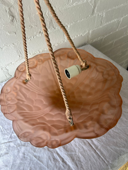 PINK FLORAL CEILING PENDANT