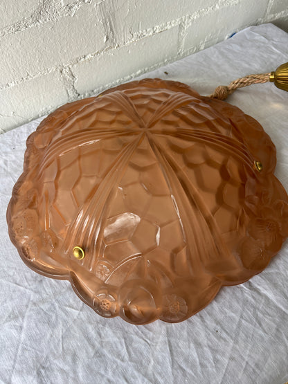 PINK FLORAL CEILING PENDANT