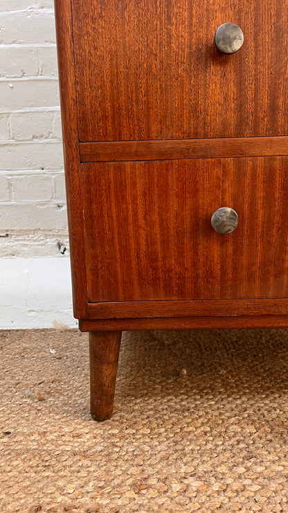 MID CENTURY CHEST OF DRAWERS