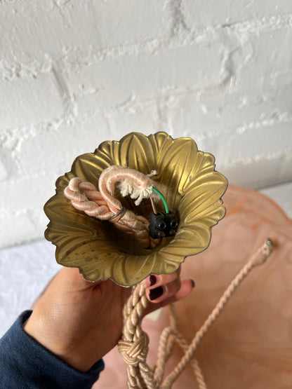 PINK FLORAL CEILING PENDANT