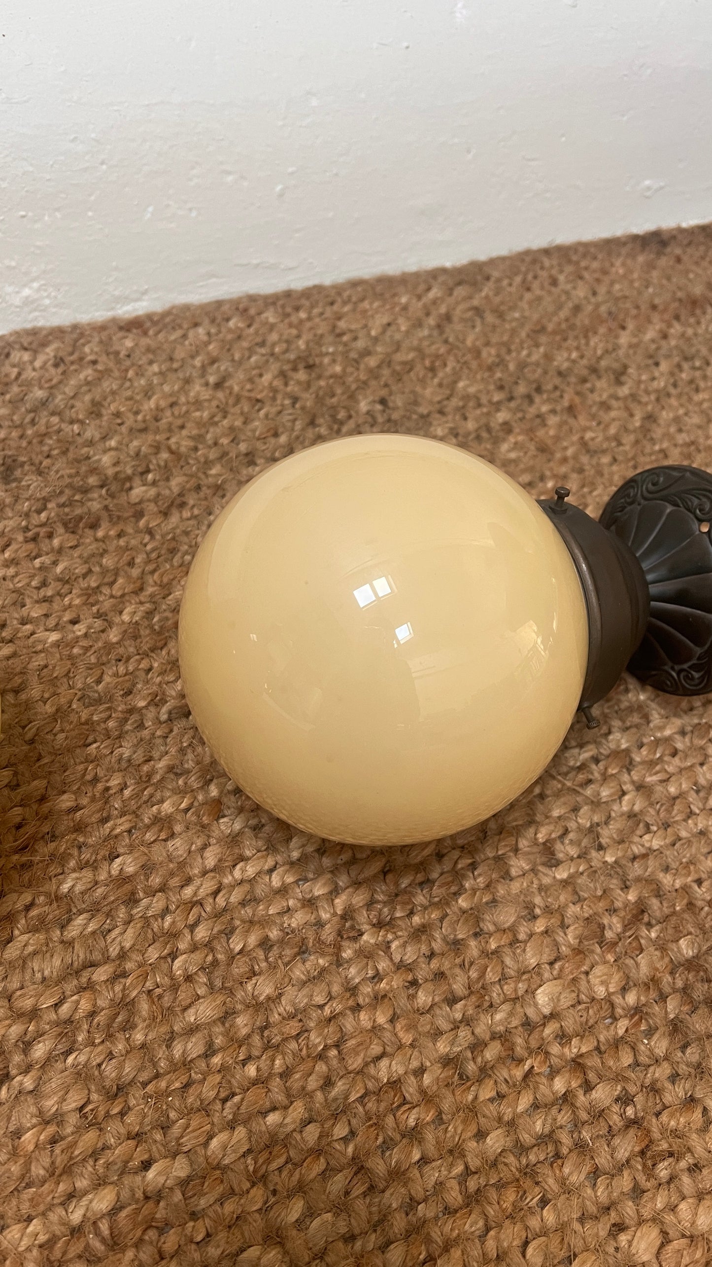 PAIR OF SMALL ART DECO CEILING LIGHTS