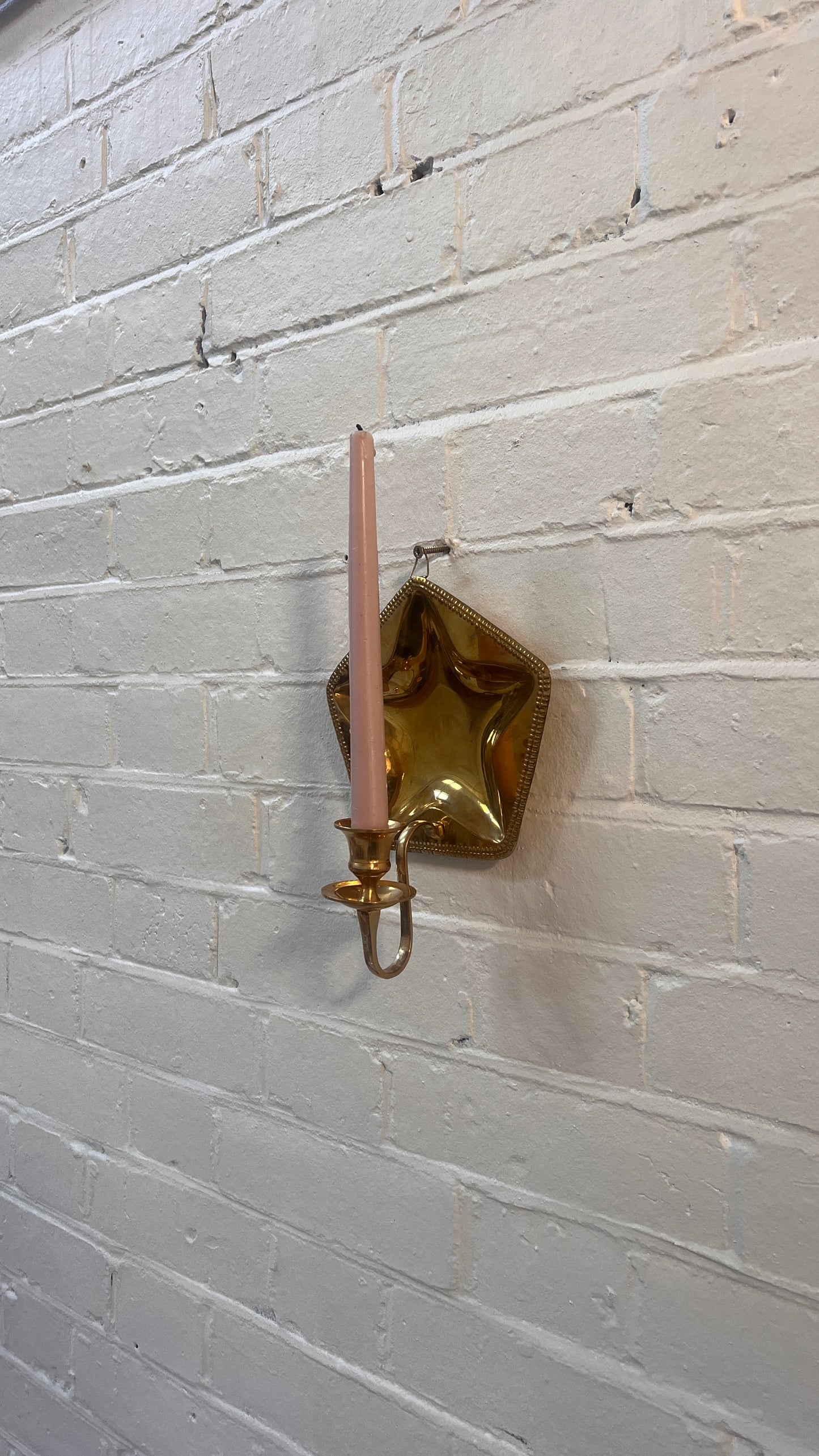 SWEDISH STAR BRASS SCONCES