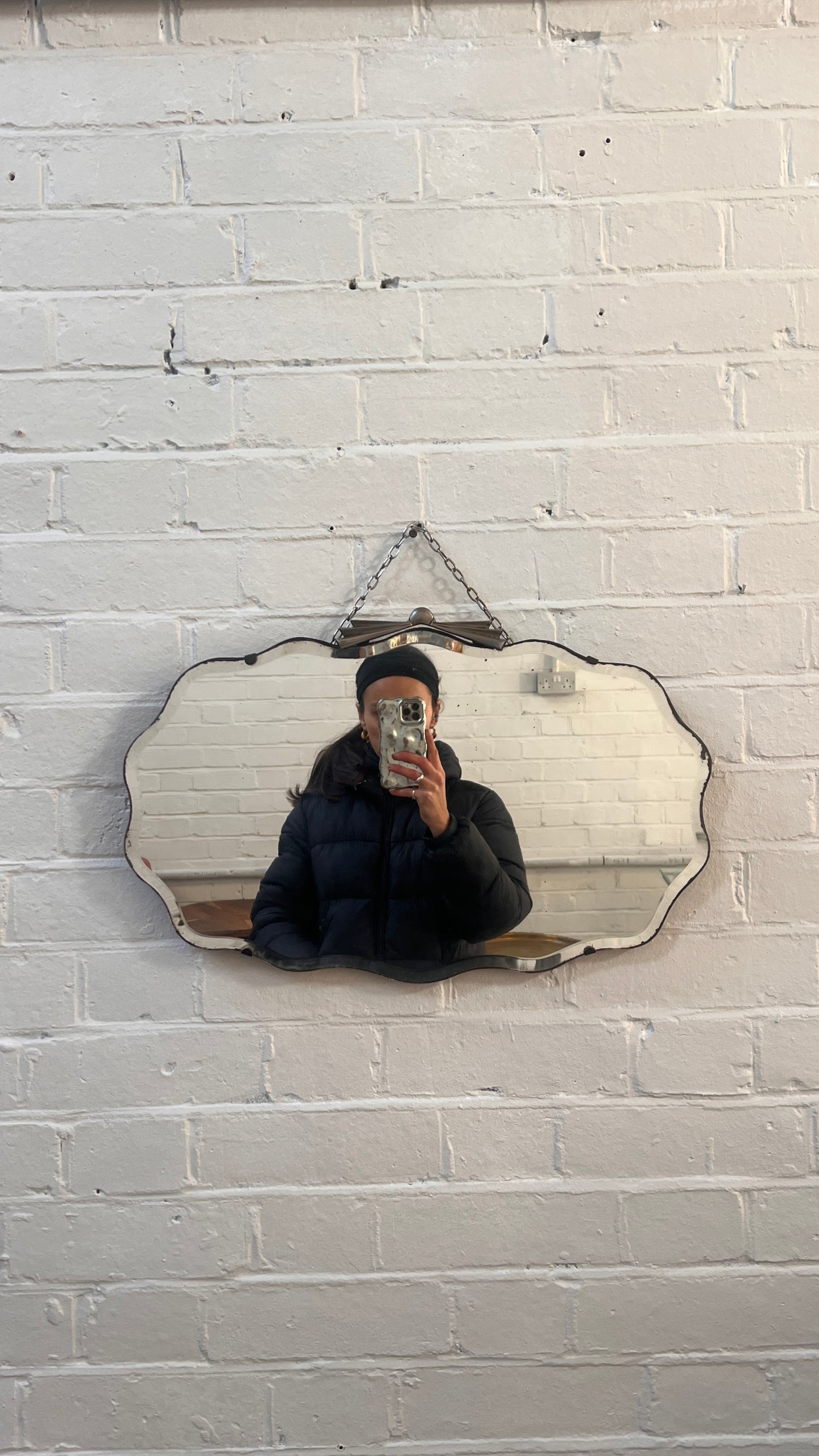 SMALL WIGGLE ART DECO MIRROR