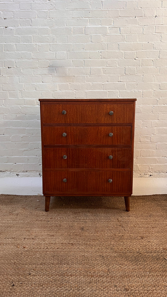 MID CENTURY CHEST OF DRAWERS
