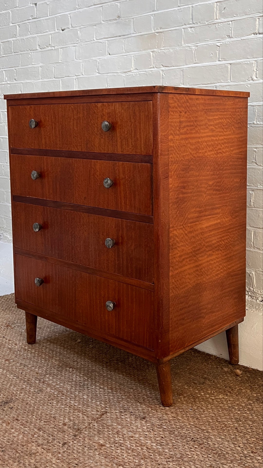 MID CENTURY CHEST OF DRAWERS