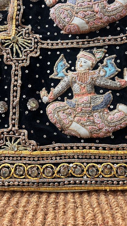 LARGE BURMESE KALAGA TAPESTRY