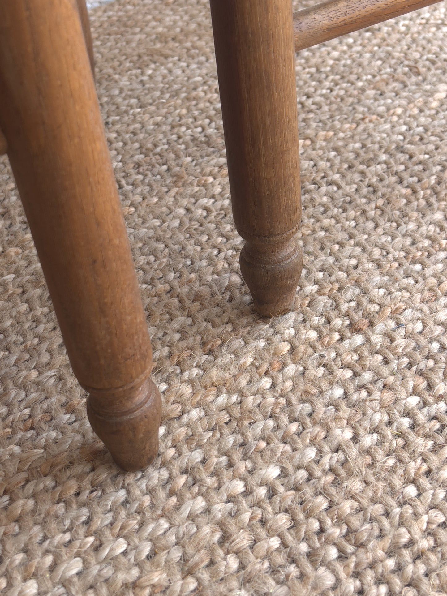 SET OF SIX RUSH DINING CHAIRS