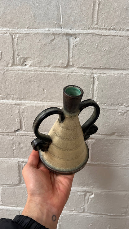 SMALL YELLOW WIGGLE VASE