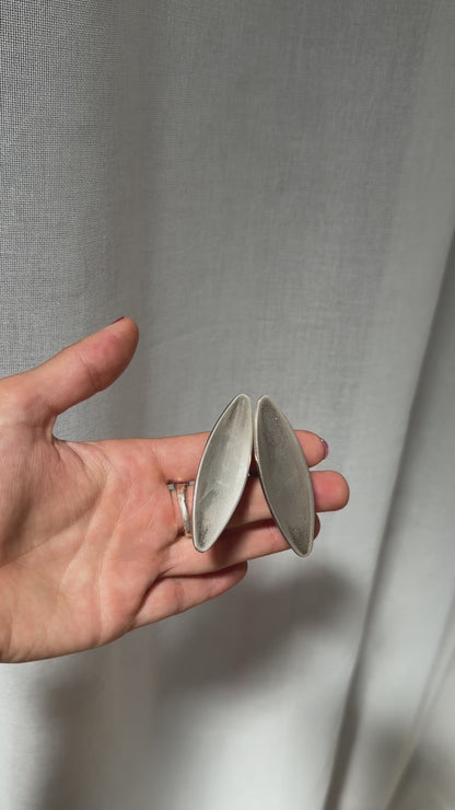 ART DECO CHROME DIAMOND HANDLES